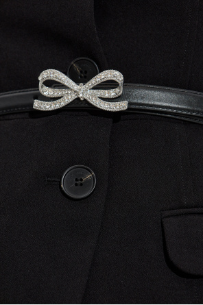 Self-Portrait Dress with a pleated skirt