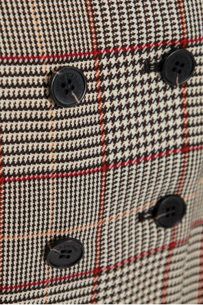 Self-Portrait Dress with a check pattern