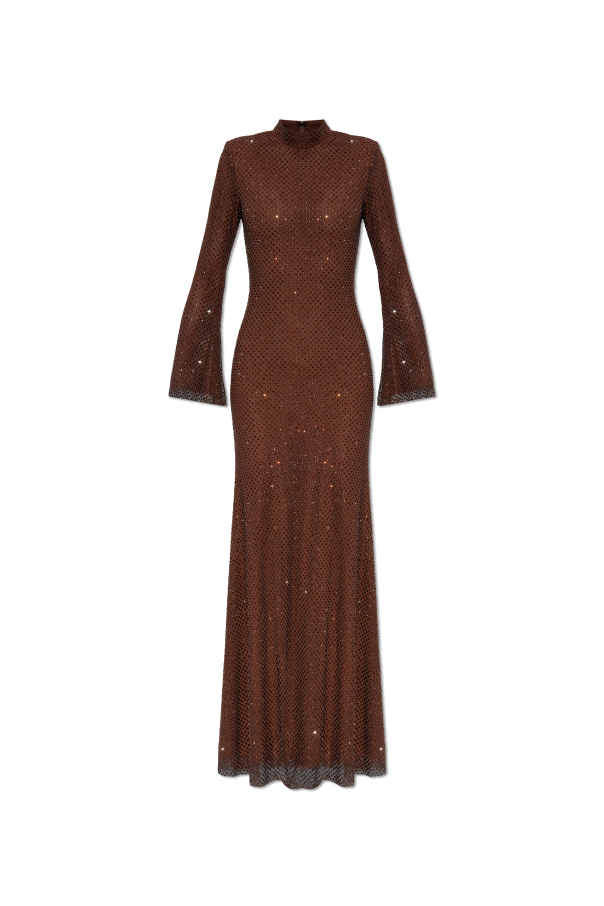 Long dress with shimmering appliqués od Self-Portrait