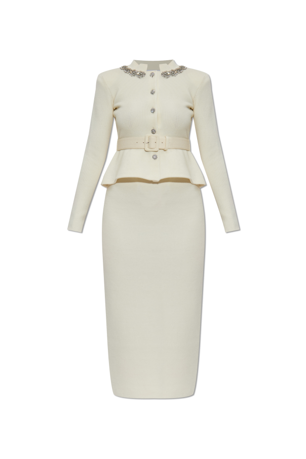 Dress with shimmering crystals od Self-Portrait