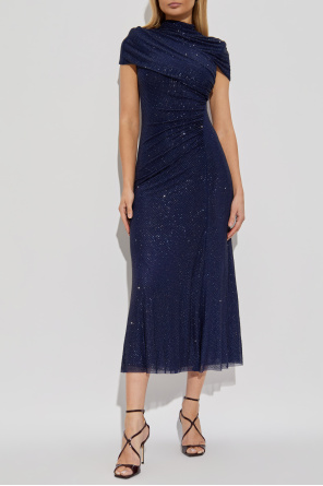Self-Portrait Dress with shimmering sequins