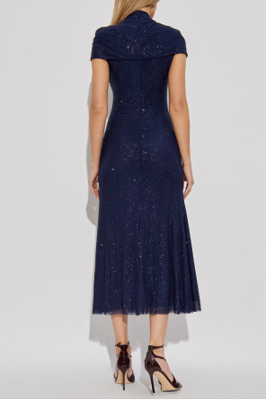 Self-Portrait Dress with shimmering sequins