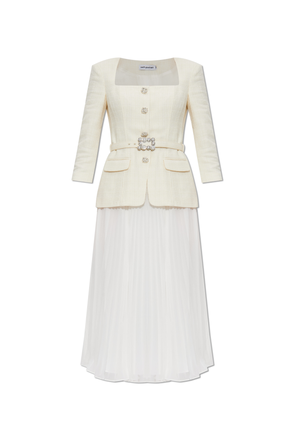 Dress with belt od Self-Portrait