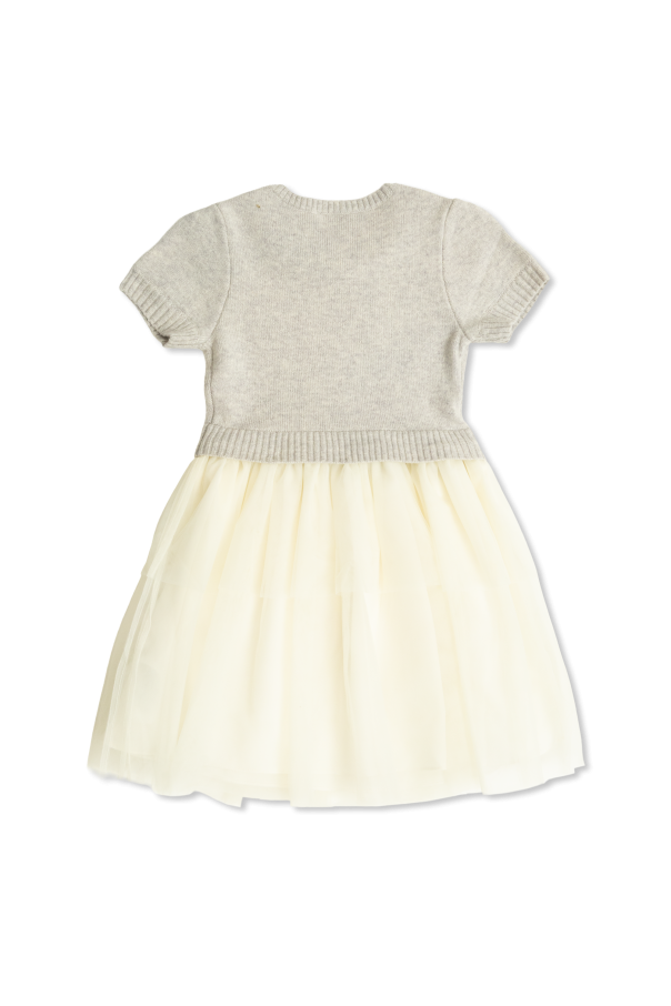 Self-Portrait Kids Vestido con falda de tul