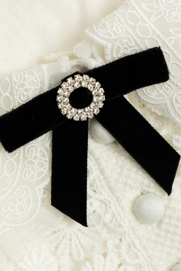 Self-Portrait Kids Dress with lace collar