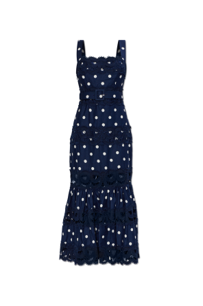Lace dress with spaghetti straps