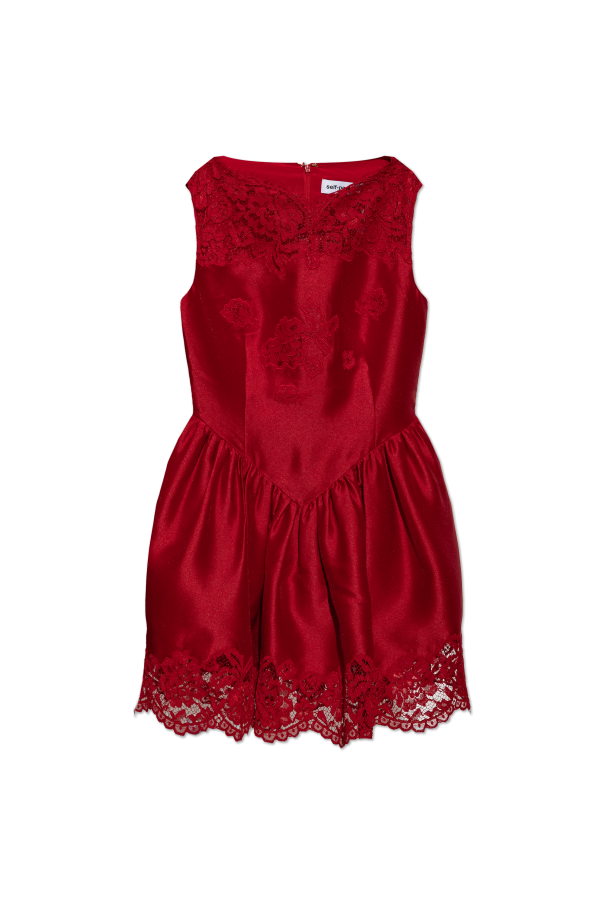 Lace taffeta dress od Self-Portrait