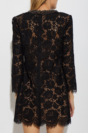 Self-Portrait Lace dress with long sleeves