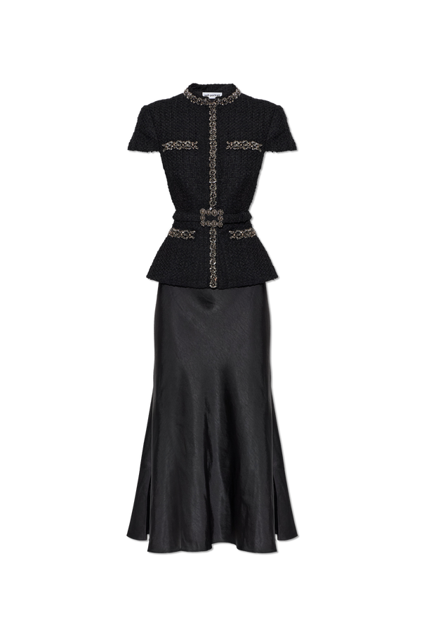 Dress with shimmering appliqués od Self-Portrait