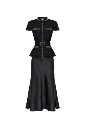 Kleid mit schimmernden Applikationen