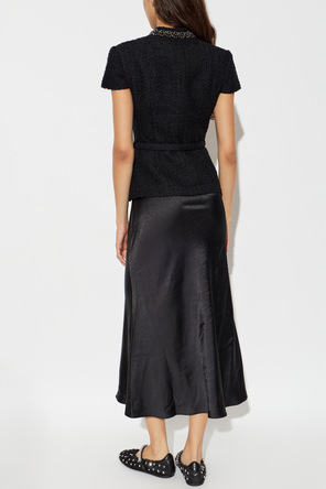 Self-Portrait Dress with shimmering appliqués