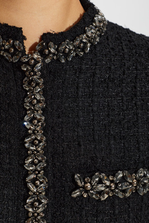 Self-Portrait Dress with shimmering appliqués