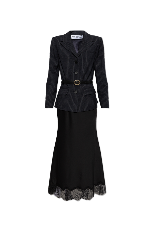 Dress with a detachable skirt od Self-Portrait