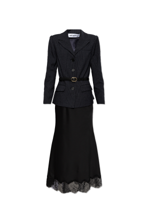 Dress with a detachable skirt