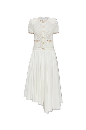 Dress made of cotton knit fabric