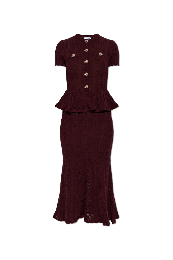 Peplum dress od Self-Portrait