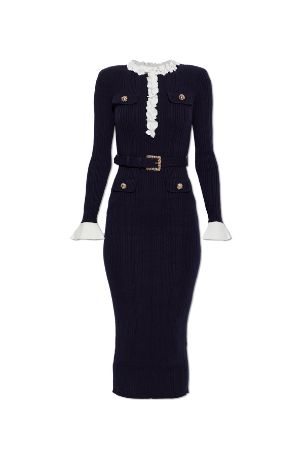 Ribbed knit dress od Self-Portrait