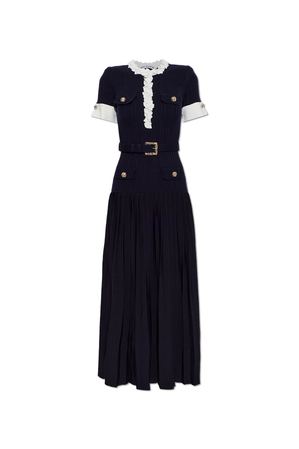 Knit dress with embellishment od Self-Portrait