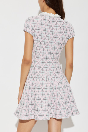 Self-Portrait Dress with shimmering appliqués