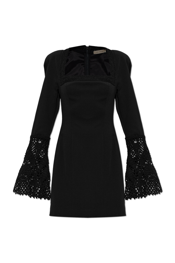 Crochet-trim dress od The Mannei