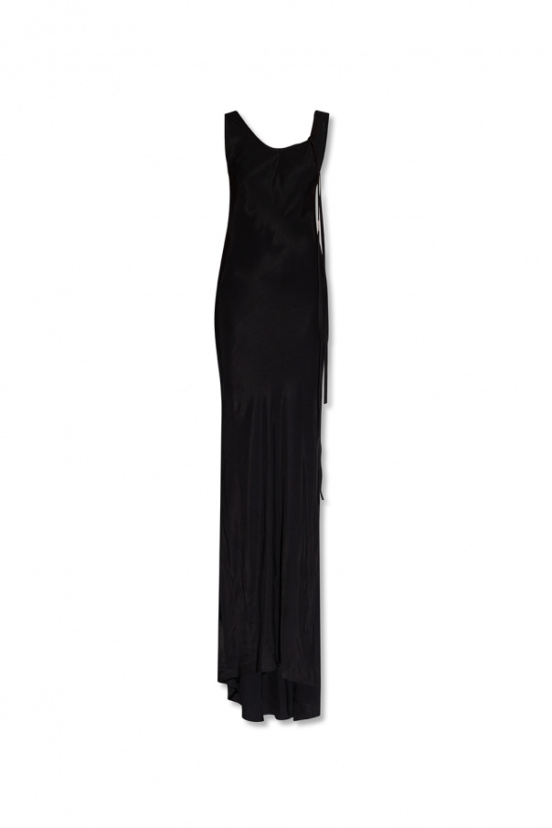 Ann Demeulemeester ‘Isabel’ silk dress includes with denuded back