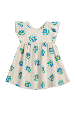 Floral motif dress