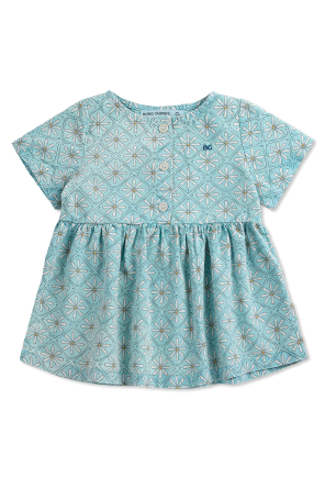 Dress with floral motif