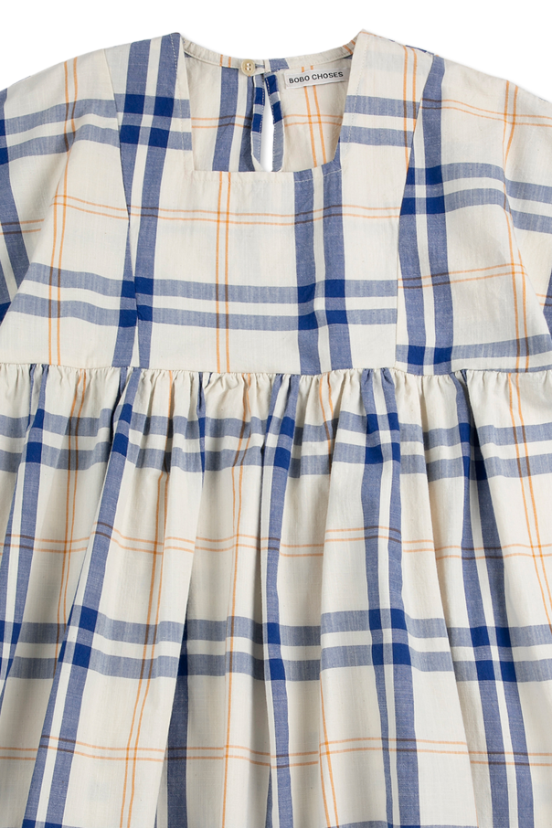 Bobo Choses Plaid pattern dress