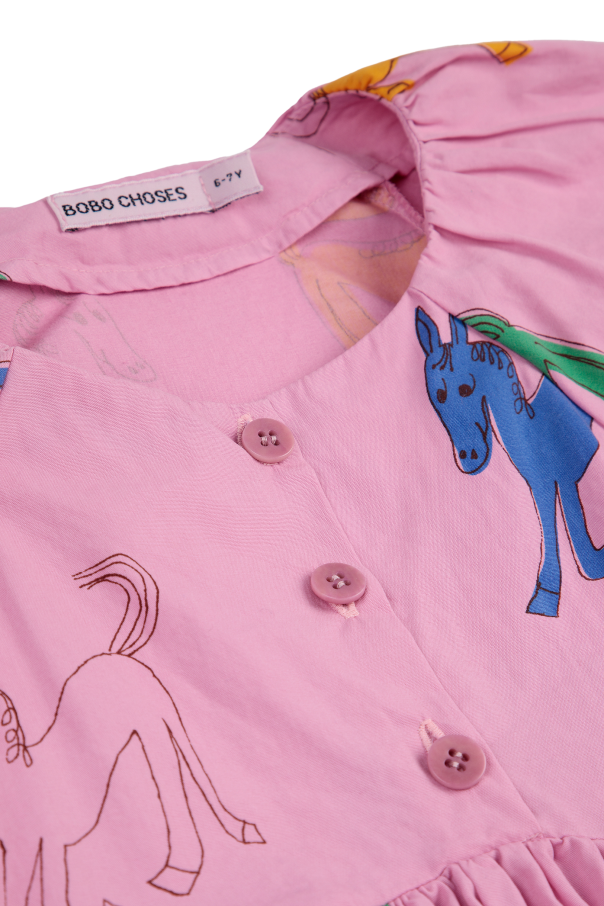 Bobo Choses dress Lauren with horse motif