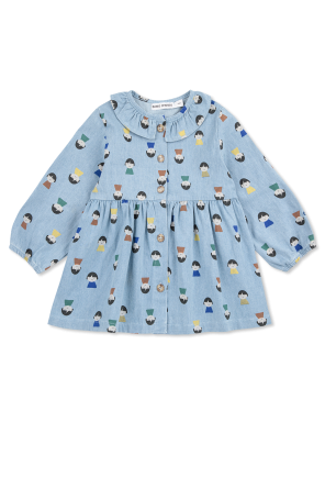 Kleid mit buntem Print