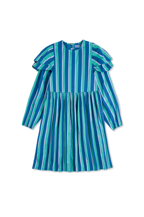 Dress with striped pattern