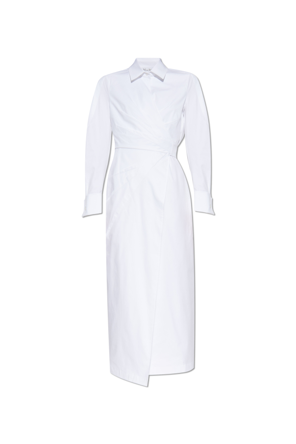 Max Mara Vestido con cuello Balzac