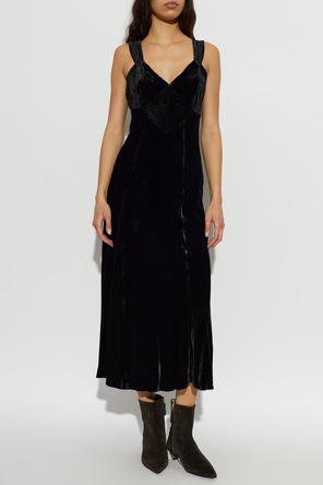 AllSaints Velour dress ‘Berletta’