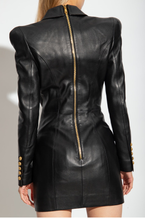 Balmain Leather dress