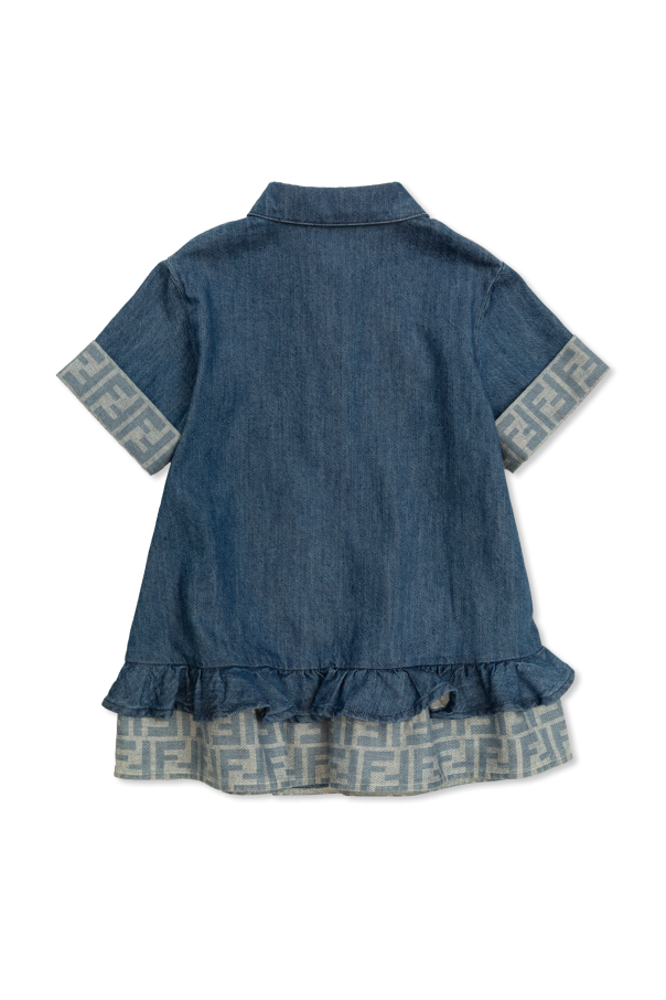 Fendi Kids Jeanskleid