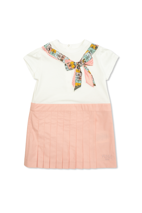 Dress with logo od Fendi Kids
