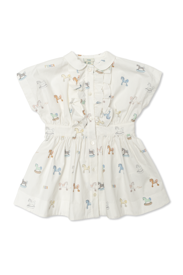 Dress with print od Fendi Kids