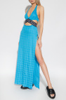 Balmain Beach dress with houndstooth pattern