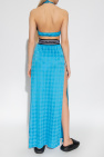 Balmain Beach dress with houndstooth pattern