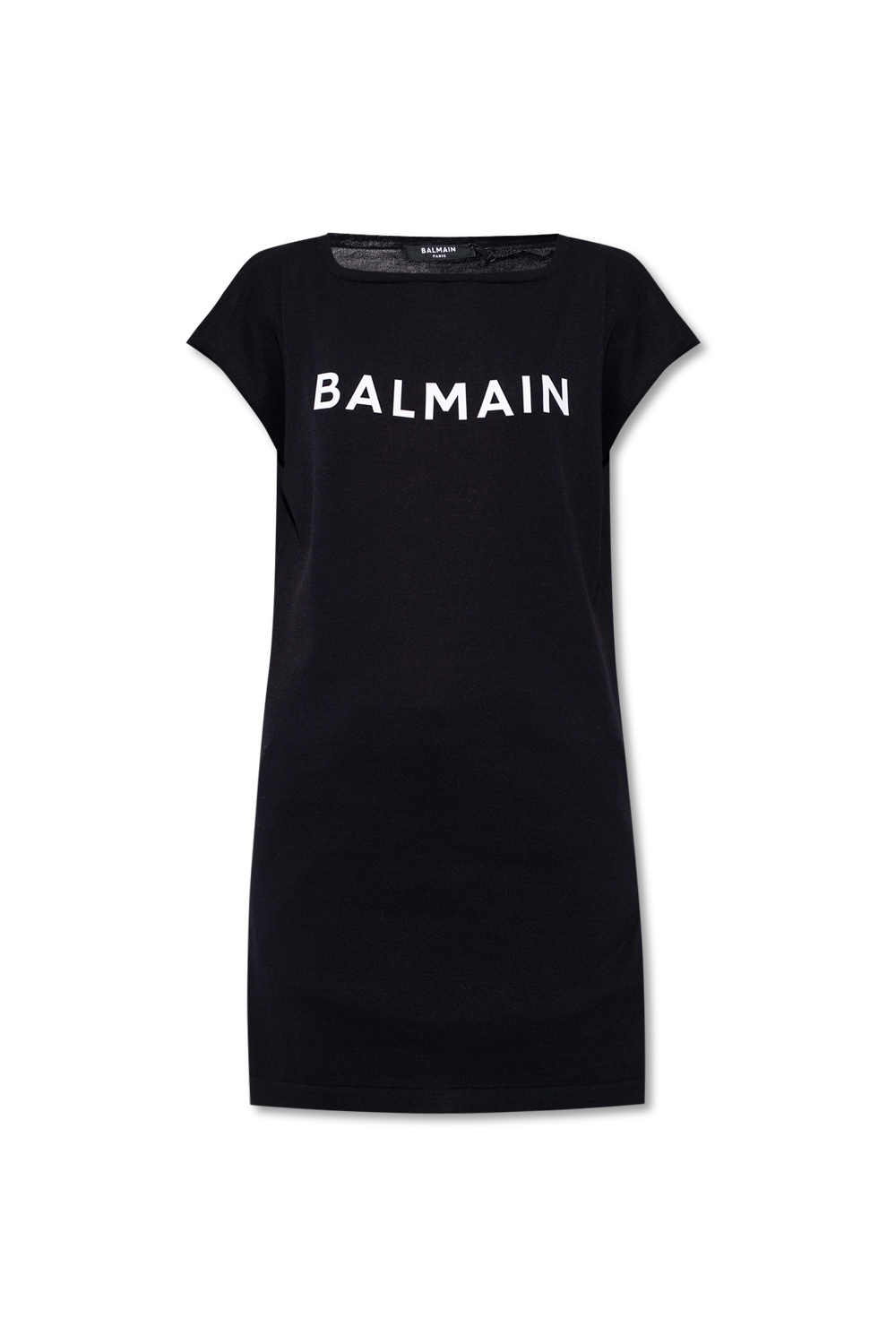 Balmain BAG balmain chain-link trim knitted dress