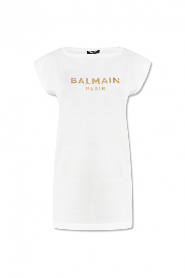 Balmain Beach dress with logo