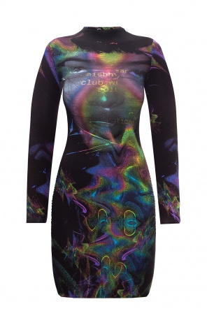 ‘liquid’ printed dress od MISBHV