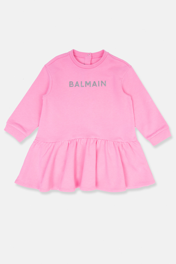 Balmain Kids Sukienka z logo