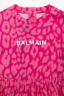 Balmain Kids PINK Dress with logo