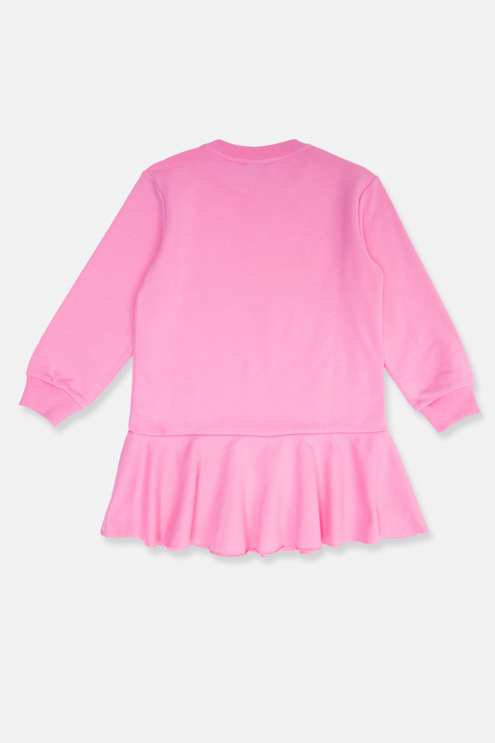 balmain double-breasted Kids Cotton dress with logo