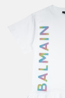 Balmain Kids Cotton dress with logo