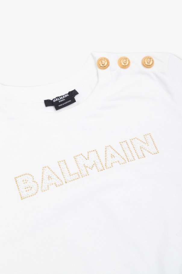 Balmain Kids sweatshirt with logo balmain sweater uae