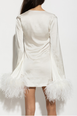 Oseree Vestido com penas