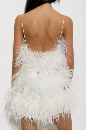Oseree Vestido con plumas