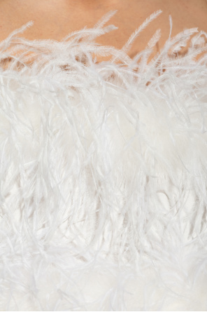 Oseree Vestido con plumas